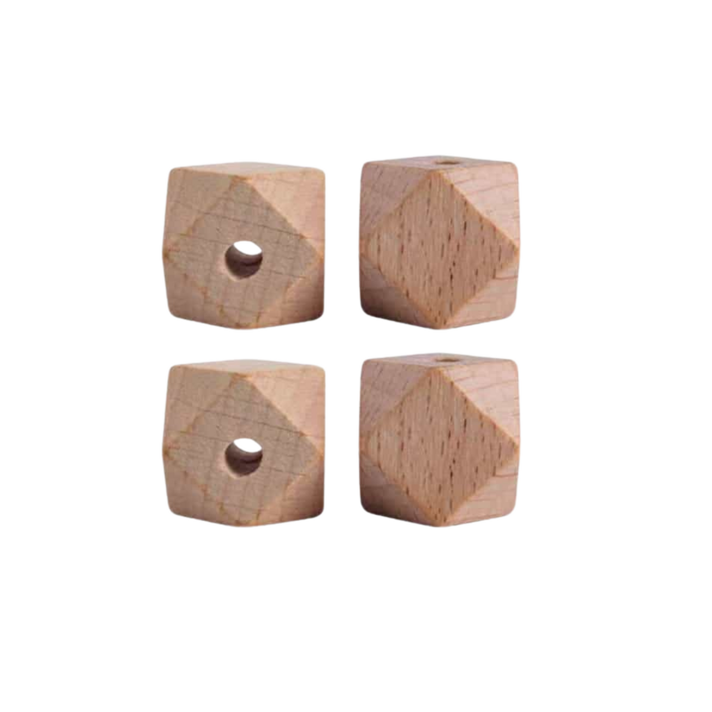 Beech Wood Hexagon 20mm