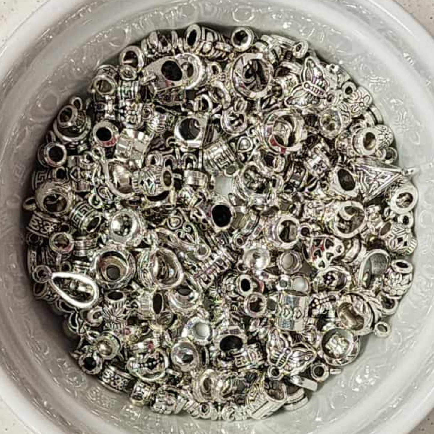 Mixed Spacers with Hanging Bail