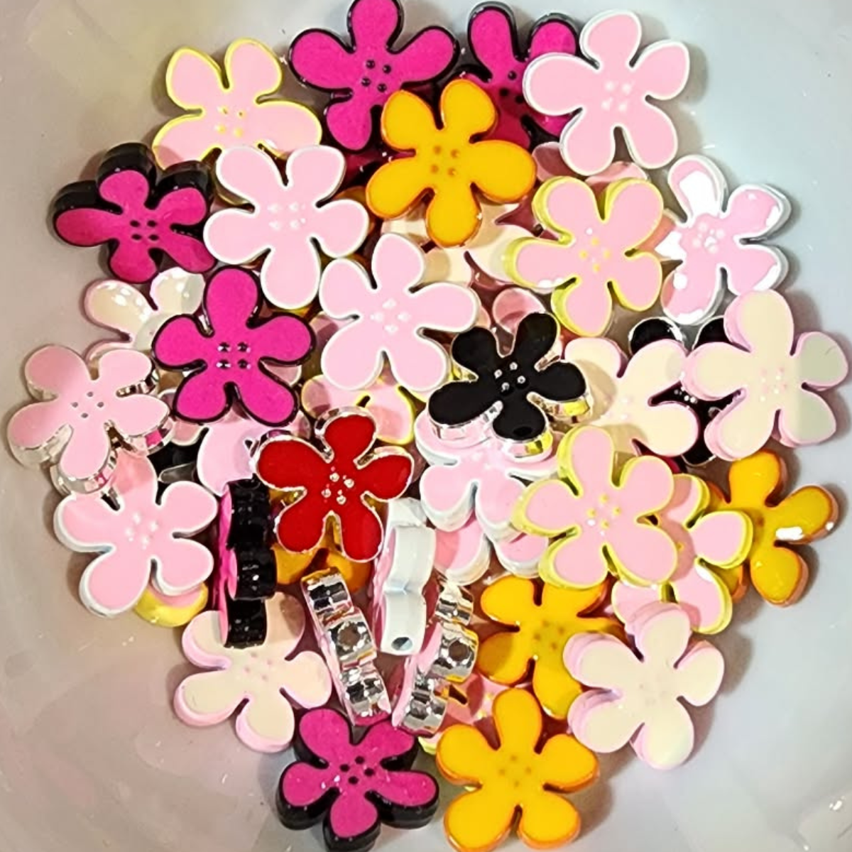 Alloy 5 Petal Flower