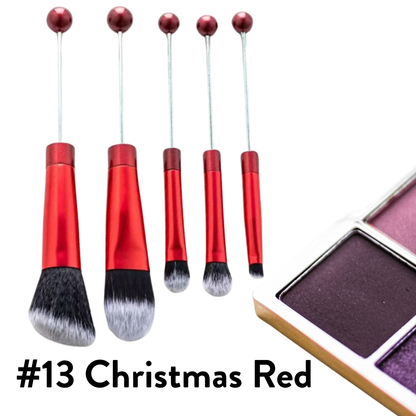 Metal Beadable Makeup Brushes