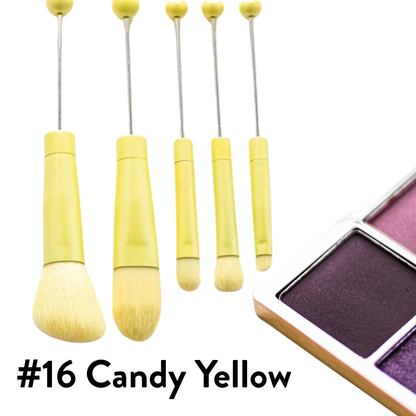 Metal Beadable Makeup Brushes