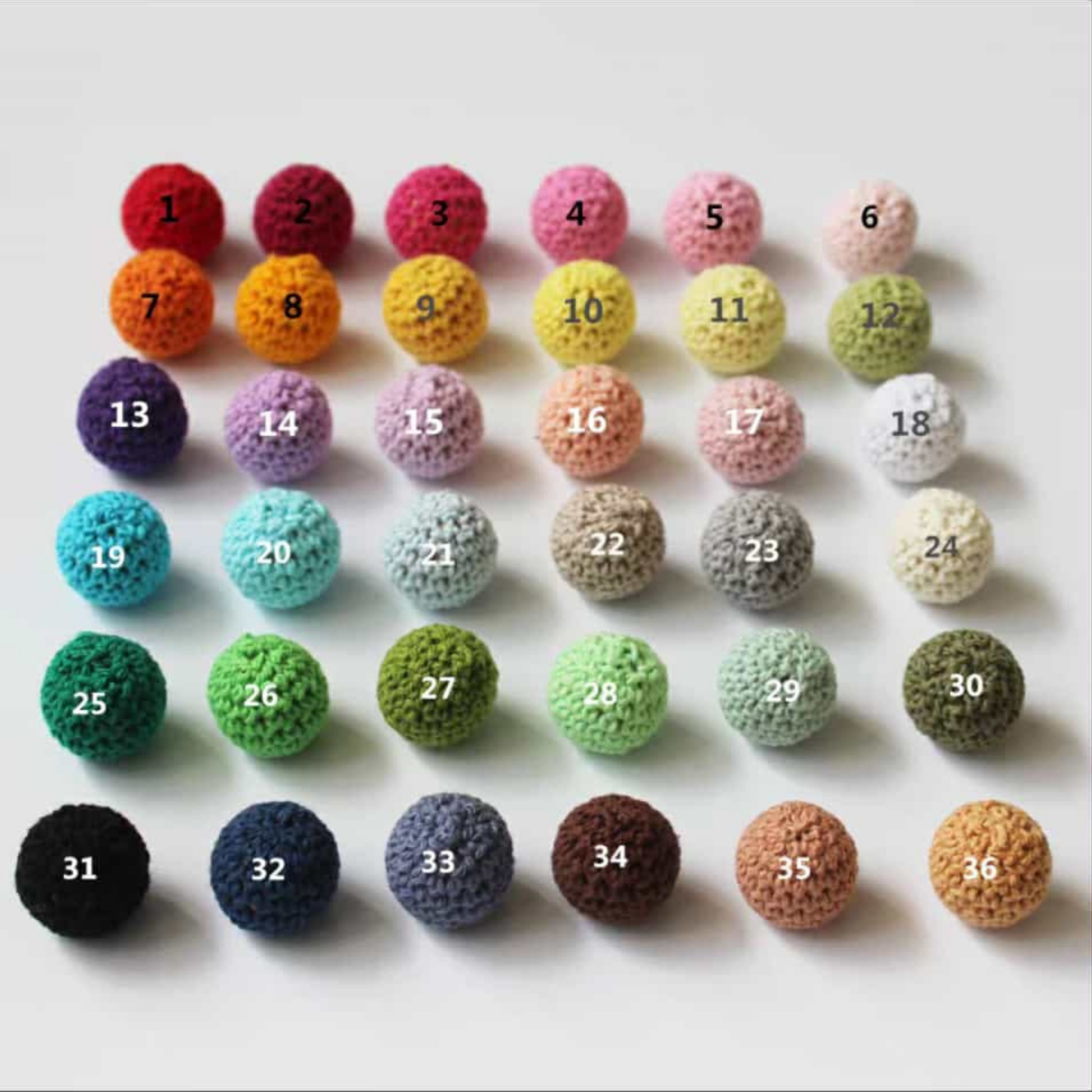 Crochet Beads 20mm