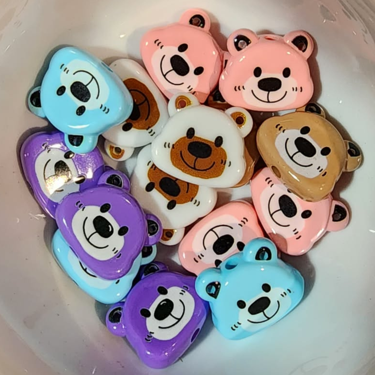 Teddy Face Bead/Pendant