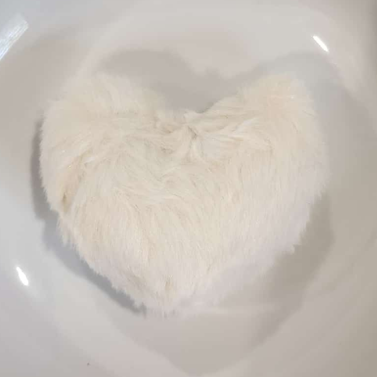 Fluffy Pom Poms Heart
