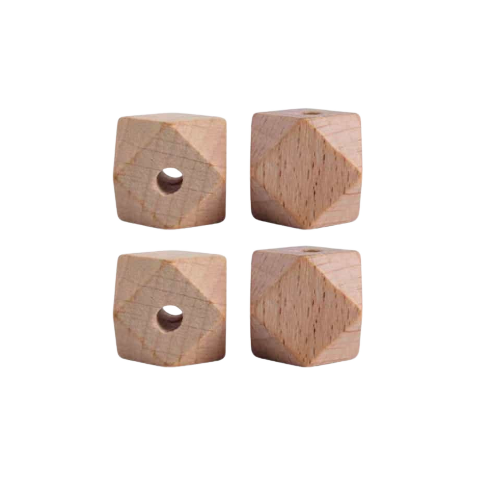 Beech Wood Hexagon 20mm