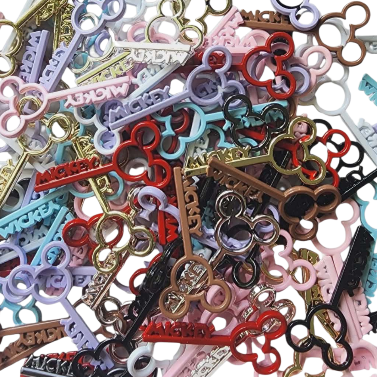 Alloy Mickey Key Pendant/Charm