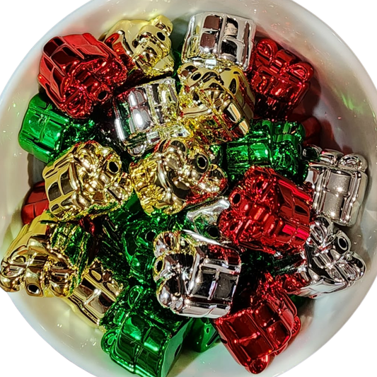 Metallic Christmas Present