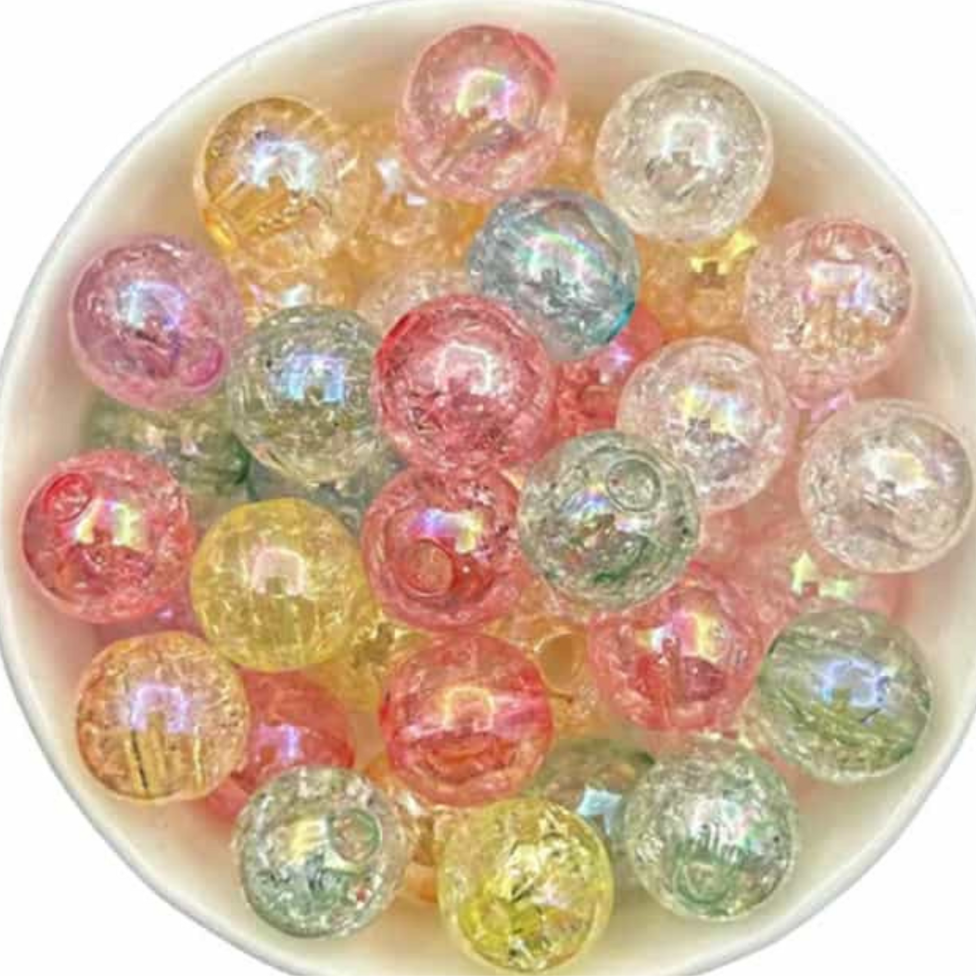 AB Round Crackle 16mm
