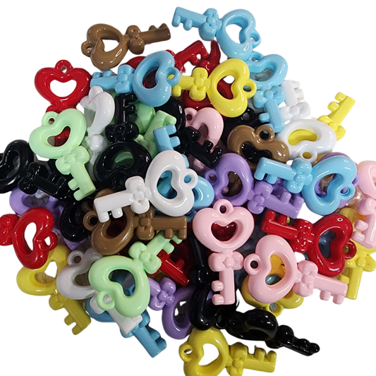 Key Heart Pendants