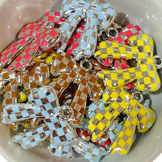 Bow Checker Pendants/Charm