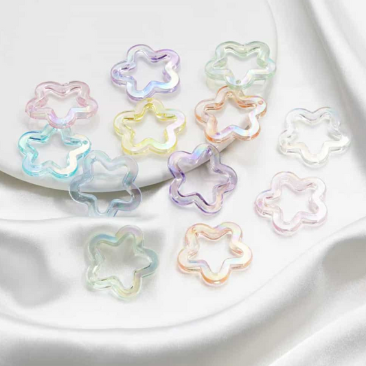 Transparent Acrylic Star Charm