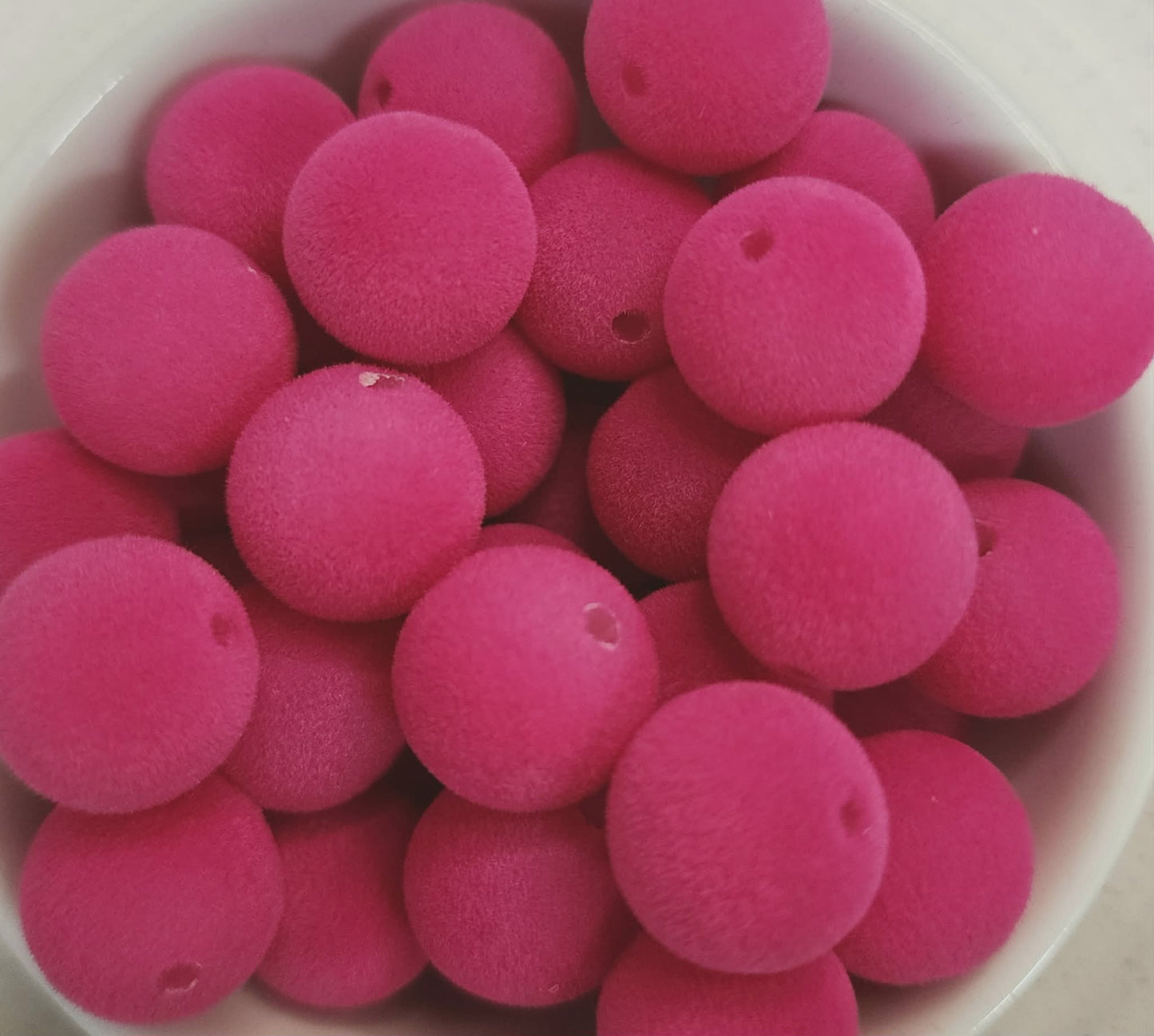 Flocked Pink