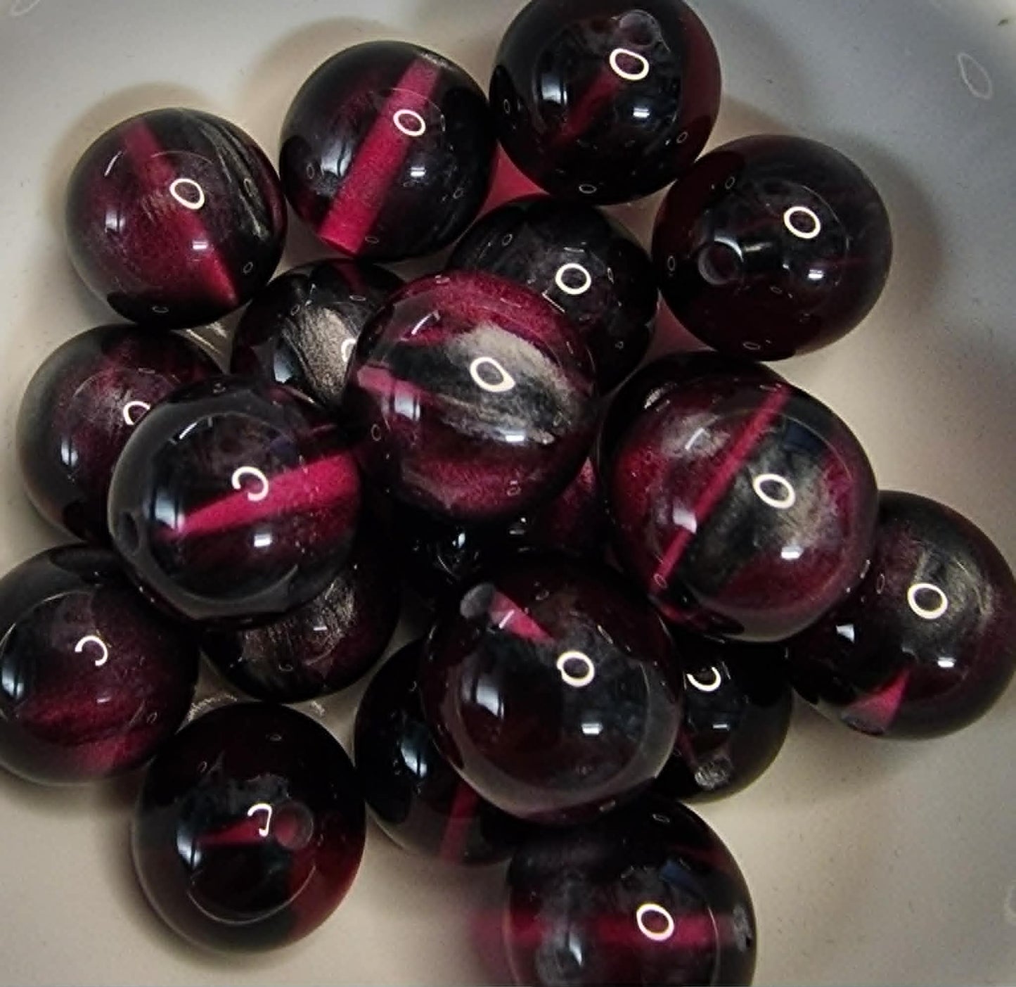 Purple Cats Eye- 16mm