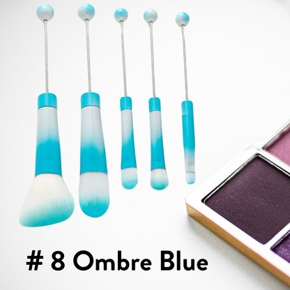 Metal Beadable Makeup Brushes