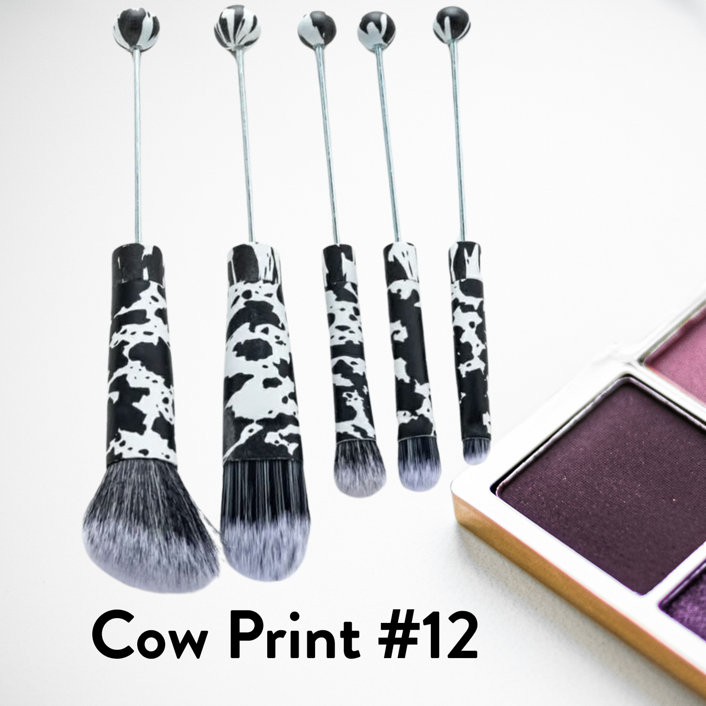 Metal Beadable Makeup Brushes