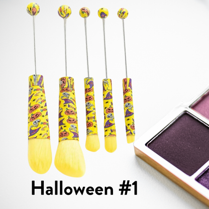 Metal Beadable Makeup Brushes