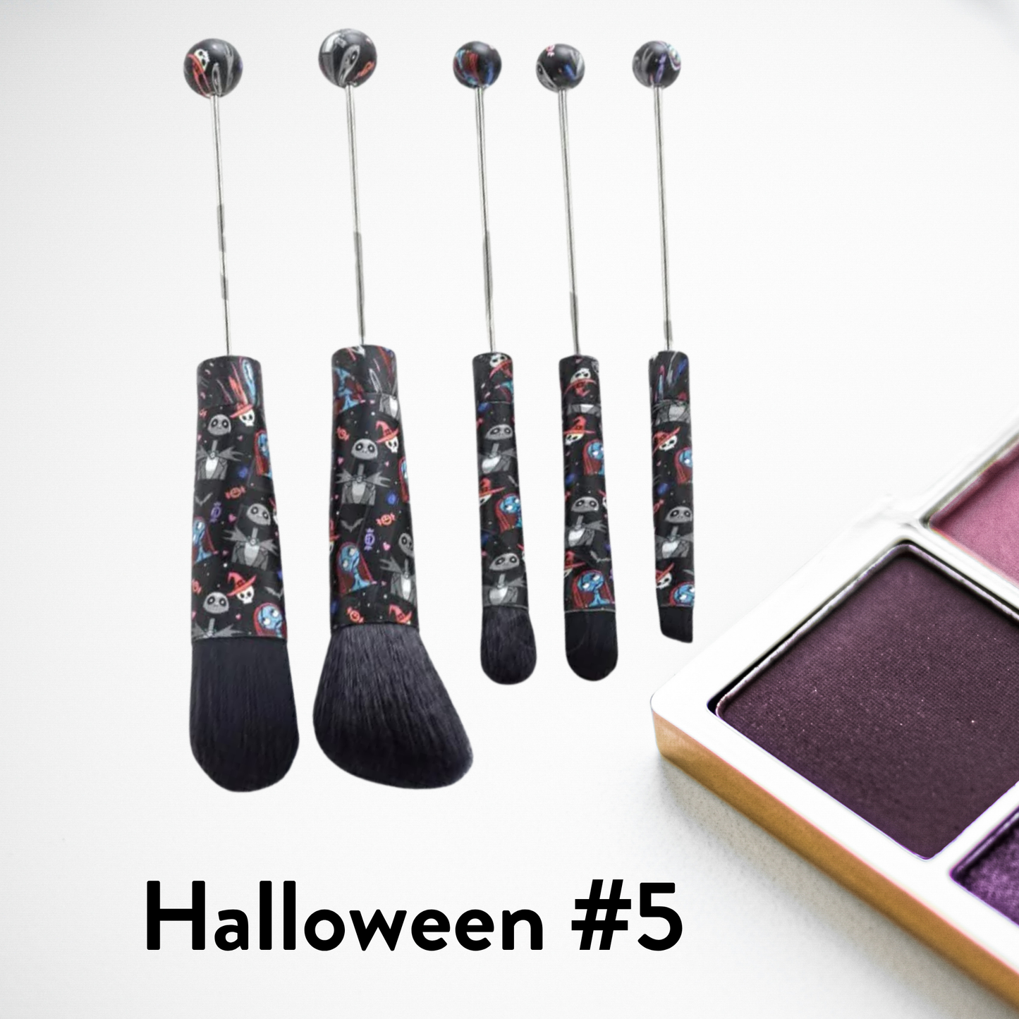 Metal Beadable Makeup Brushes
