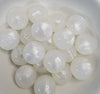 Mother of Pearl White Cats Eye- 16mm