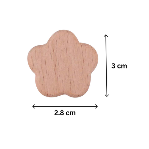 Beech Wood Cute Shapes Bead