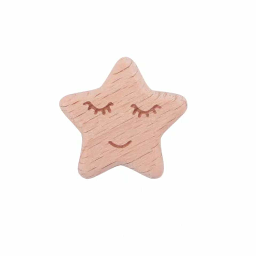 Beech Wood Cute Shapes Bead