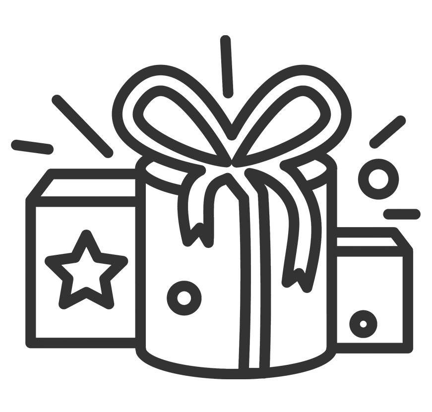 Handmade gift and DIY ideas icon representing thoughtful creative presents